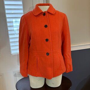 Talbots Orange Trenchcoat / Blazer